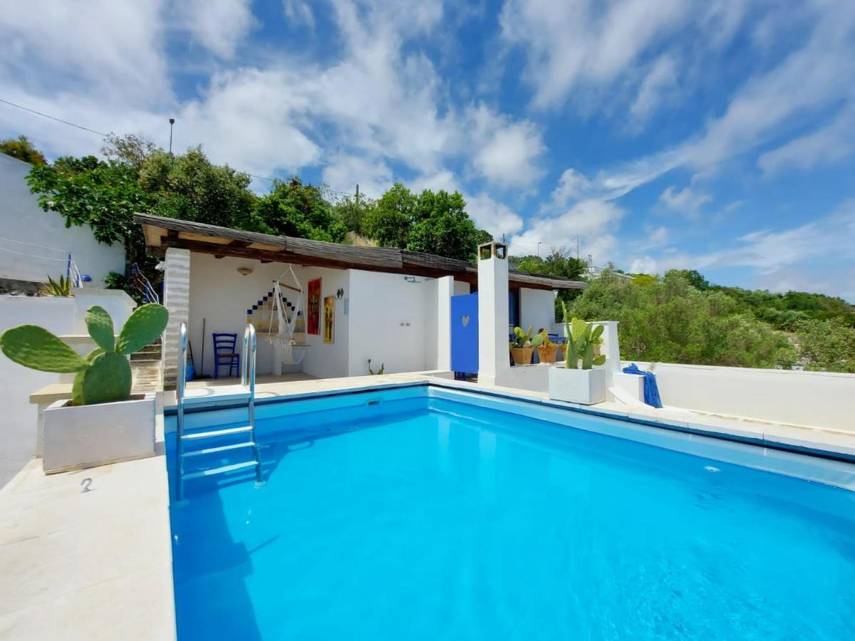 Blu Suite Cottage Sul Mare E Swimming Pool Триказе Екстер'єр фото