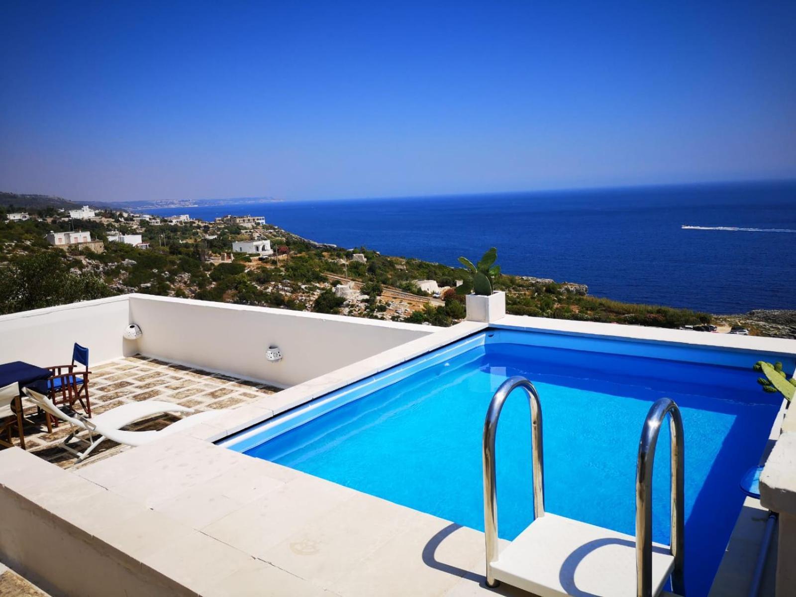Blu Suite Cottage Sul Mare E Swimming Pool Триказе Екстер'єр фото