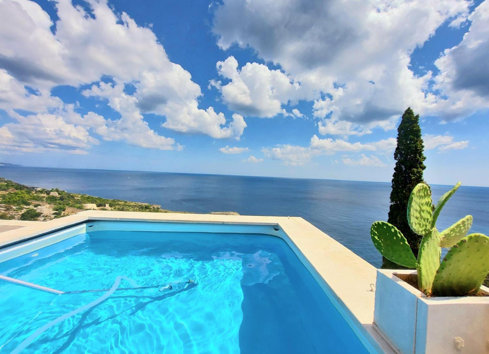 Blu Suite Cottage Sul Mare E Swimming Pool Триказе Екстер'єр фото